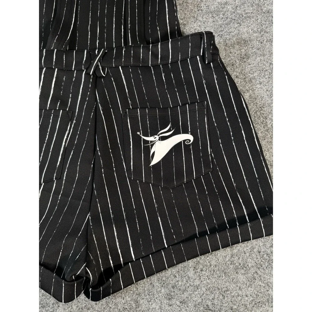 The Nightmare Before Christmas Jack Pinstripe Shortfalls XL
